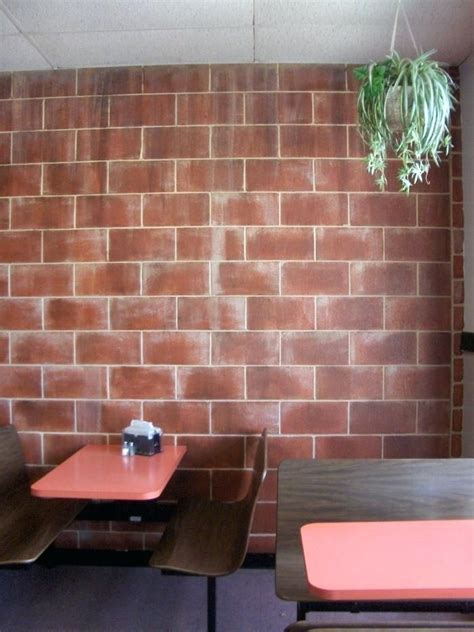 Painting Cinder Block Walls In Basement Faux Brick Wall Tips Ideas For