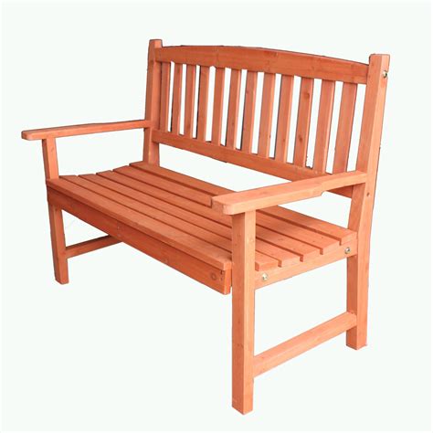 Foxhunter Wooden Garden Bench 2 Seat Seater Hardwood Outdoor Park Patio
