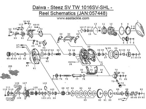 Daiwa Steez SV TW 1016SV SHL Left Handed Bait Casting Fishing