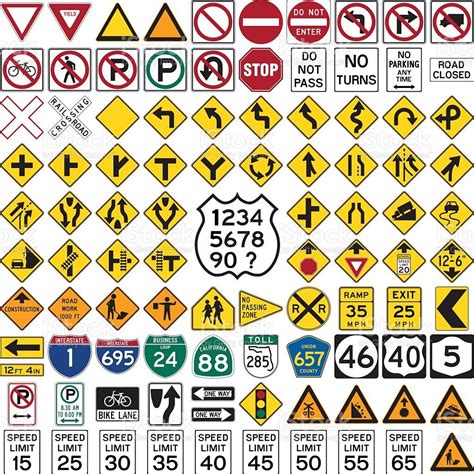 List Of Road Sign And Traffic Symbols Onlymyenglish T