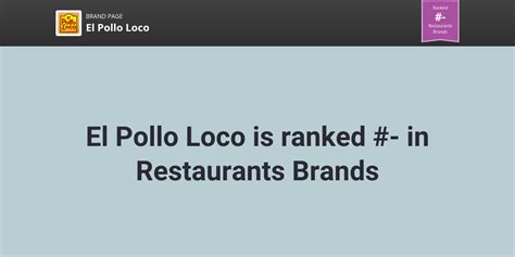 El Pollo Loco Nps And Customer Reviews Comparably