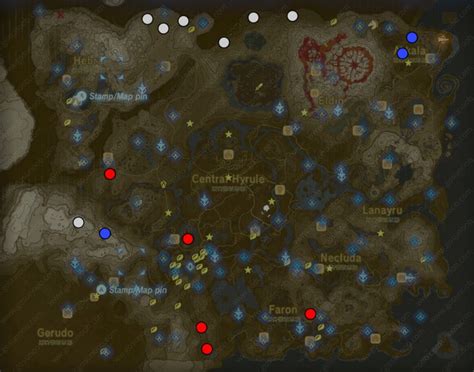 Zelda Breath Of The Wild Lynel Map