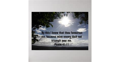 Bible Verse Psalm 4111 Poster Porn Sex Picture