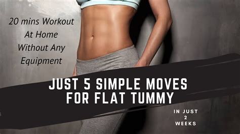 Flat Tummy In Just 2 Weeks Workout At Home For 20 Mins Without