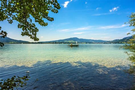 Lake Attersee Editorial Stock Photo Image Of Reflection 58131283