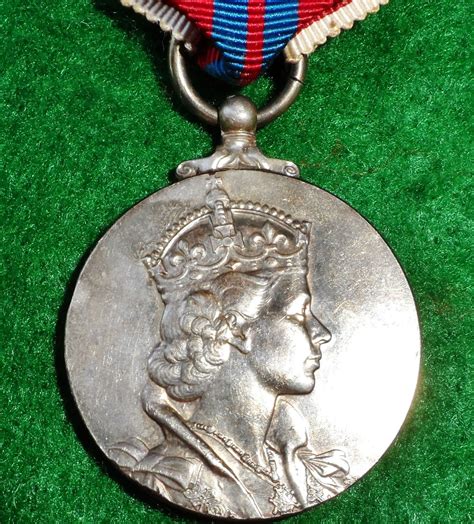 Sold Vintage Post War 1953 British Royal Coronation Medal Queen