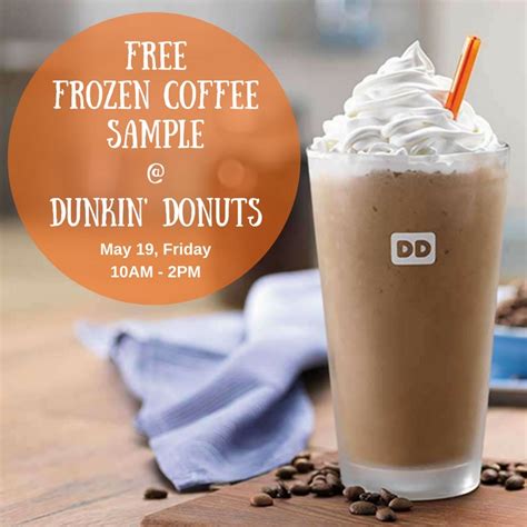 Free Dunkin Donuts Frozen Dunkin Coffee