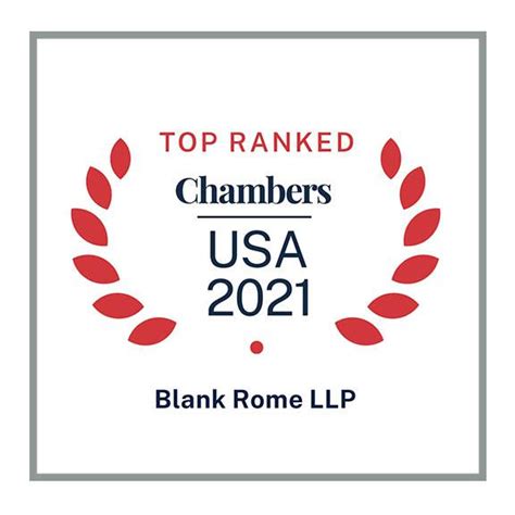 Chambers Usa 2021 Recognizes Blank Rome Attorneys And Practices Blank