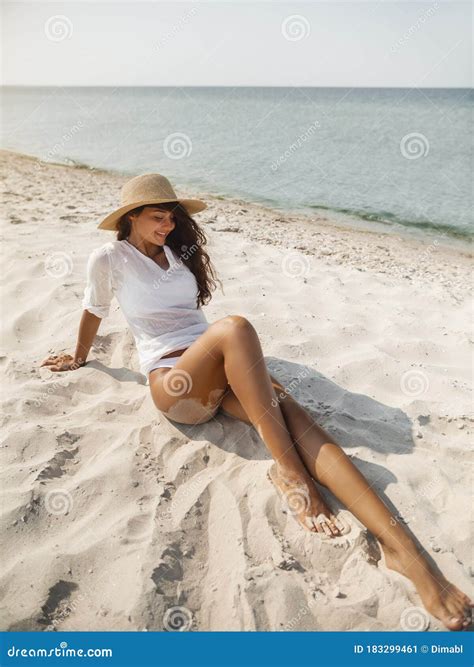 Woman Resting On The Beach During Vacation Stock Image Image Of Asian Gorgeous