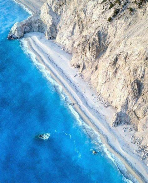 Egremni Beach Lefkada Island Ionian Sea Greece Lefkada Greek