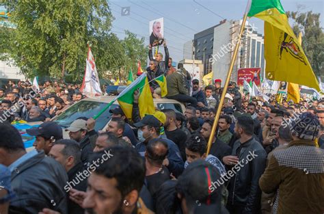 Mourners March During Funeral Irans Top Editorial Stock Photo Stock