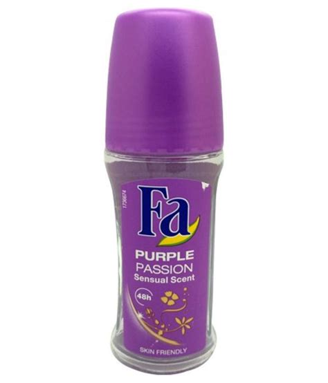 Fa Purple Passion Sensual Scent Anti Perspirant Unisex Daily Use Roll