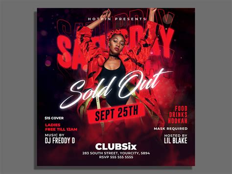 Night Club Flyer Template By Hotpin On Dribbble