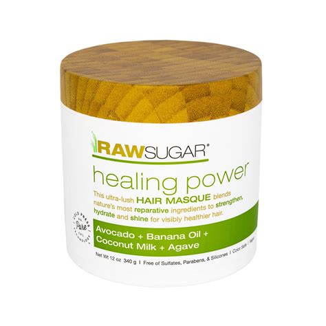 Raw Sugar Healing Power Hair Masque 12oz Hair Masks Beauty Shop