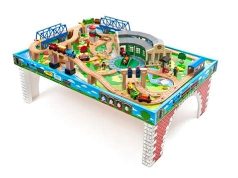 Thomas And Friends Wooden Railway Tidmouth Sheds Deluxe Set With Island