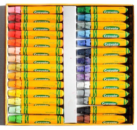 28 Count Crayola Oil Pastels Whats Inside The Box Jennys Crayon