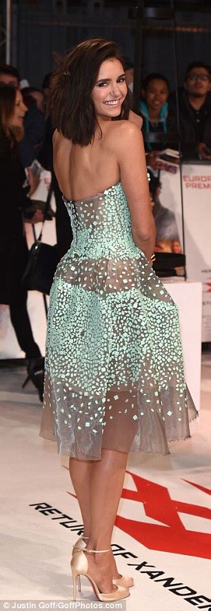 Nina Dobrev Wears Prom Dress At Xxx Return Of Xander Cage Premiere