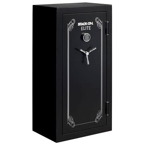 Stack On Elite 30 Gun Fireproof Safe With Electronic Lock Black E18 30