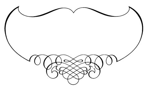 Simple Calligraphy Border Designs Clipart Best