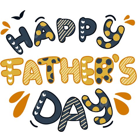 Happy Fathers Day With Polka Dots Happy Fathers Day Fathers Day Text