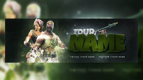 3d Fortnite Header Template Psdc4d Marloh Youtube