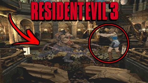 Resident Evil 3 Defeating Tentacle Nemesis Inside Clock Tower 10th
