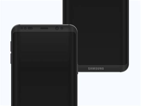 Samsung Galaxy S8 Concept Mockup Sketch Freebie Download Free
