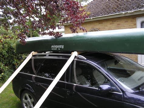 Canoe Roof Rack And One Man Loading System For Less Than £10