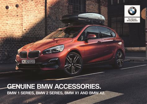 The bmw x1 impresses with its sporty design, power and high level of dynamics and flexibility. 2018 bmw 1 2 x1 x2 accessories brochure.pdf (14.8 MB) - Katalogy a prospekty - Anglicky (EN)