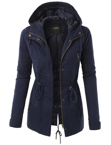 This Anorak Jacket With Hood And Drawstring Waist Is The Perfect