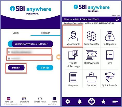 Additional value added services w.e.f. How To Register SBI Anywhere Mobile Banking Application