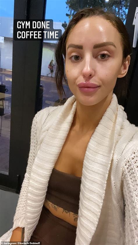 Mafs Star Elizabeth Sobinoff Reveals Her Plump Pout As She Goes Makeup