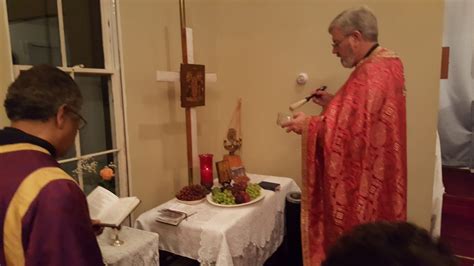 Transfiguration Service Blessing Of The Fruit Of The Vine