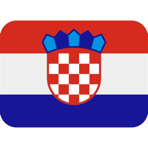 Die flagge kroatiens ist eine horizontale trikolore in den farben rot, weiß und blau, mit dem mittig aufgesetzten wappen kroatiens. 🇭🇷 Flagge: Kroatien-Emoji