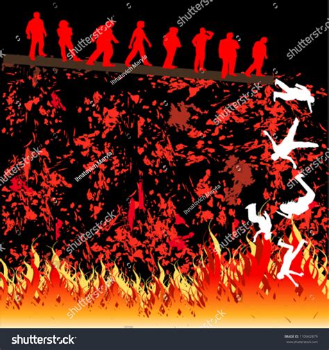 Vector Illustration Of Hell 110942879 Shutterstock