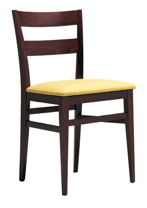 Get the best deal for wooden dining room dining chairs from the largest online selection at ebay.com. Wooden chair with padded seat, for hotels | IDFdesign
