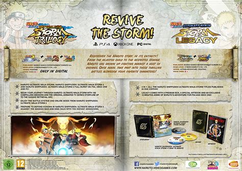 All Games Delta Naruto Ultimate Ninja Storm Legacy And Trilogy Launch