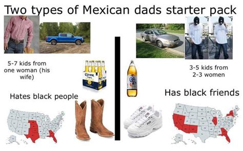 Two Types Of Mexican Dads Starter Pack Rstarterpacks Starter