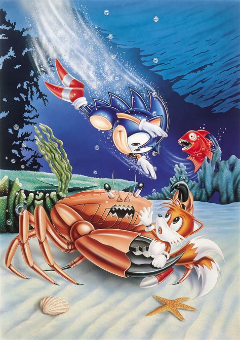 Files2 Sonic Tails Underwater Art Sonic Retro
