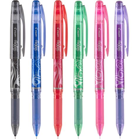 Pilot Frixion Point Erasable And Refillable Gel Ink Pens