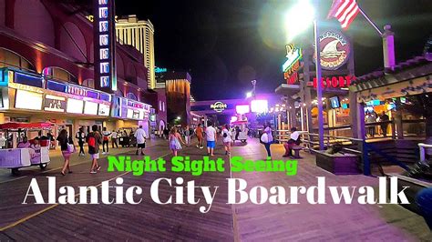 Exploring Atlantic City Boardwalk New Jersey Youtube