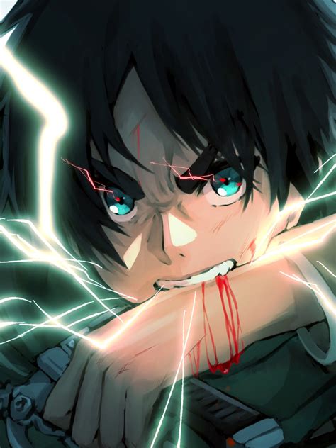 Kumpulan Eren Yeager Wallpaper K Laptop PNG Wallpaper