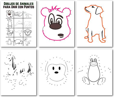 Dibujos De Animales Para Unir Con Puntos