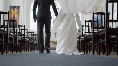 Bride Groom At Wedding Ceremony In Modern Stock Footage Sbv 348648345