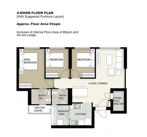 3 4 Or 5 Room Hdb Flat How Much Space Do You Really Need