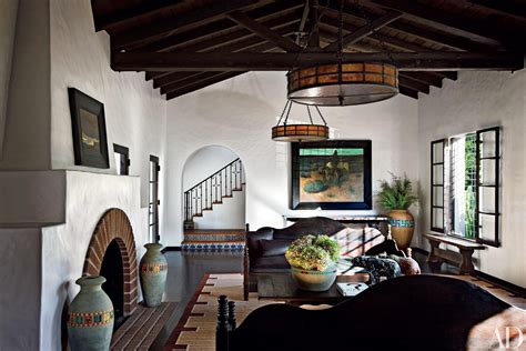 Take A Peek Inside 25 Living Rooms In Actors Homes Spanish Revival