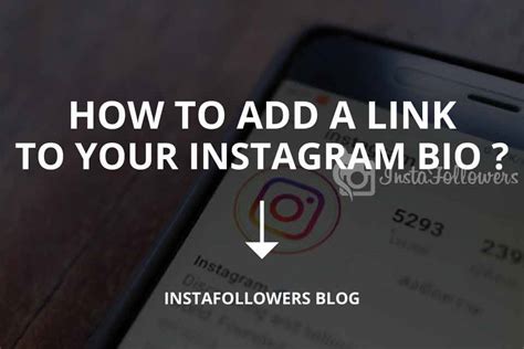 How To Add An Instagram Link In Bio Instafollowers
