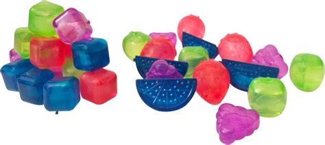 Reusable Plastic Ice Cubes And Fruit Shaped Ice Cubes Multi