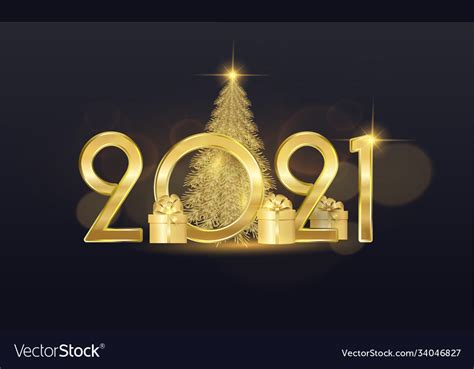 Merry Christmas 2021 Festive Design Christmas Vector Image