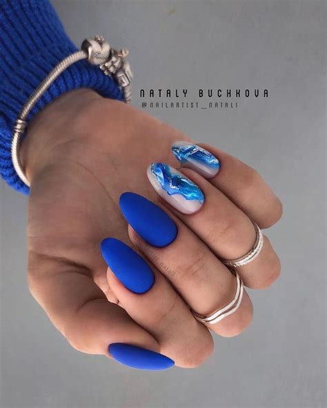 Pin On Blue Nails